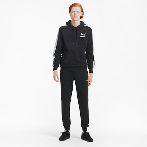 Men's Puma Essentials Logo Regular Fit Jogger Sweatpants in Black