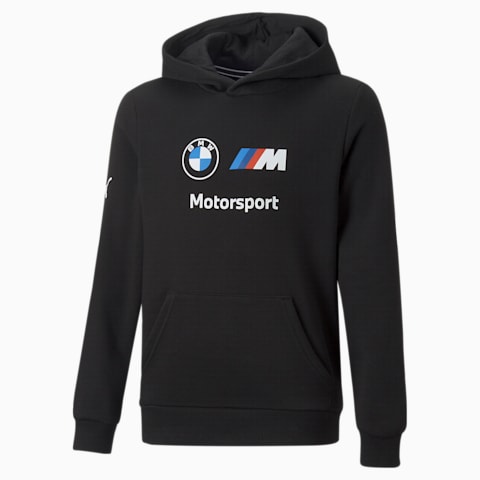 BMW M Motorsport Essentials Hoodie Youth | BMW Motorsport | PUMA