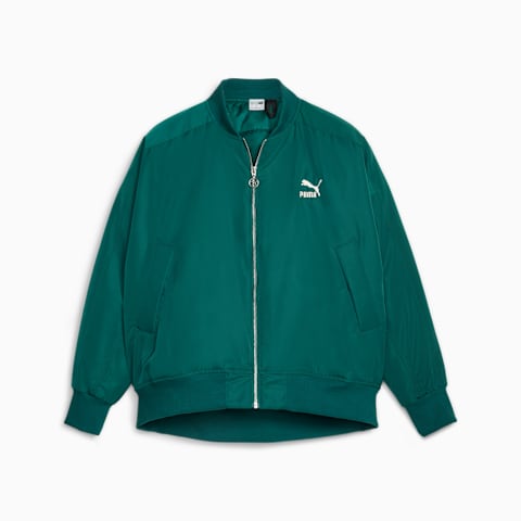 Puma green top bomber jacket