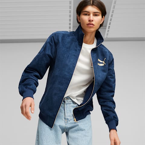 T7 SUEDE Men s Track Jacket Jackets PUMA