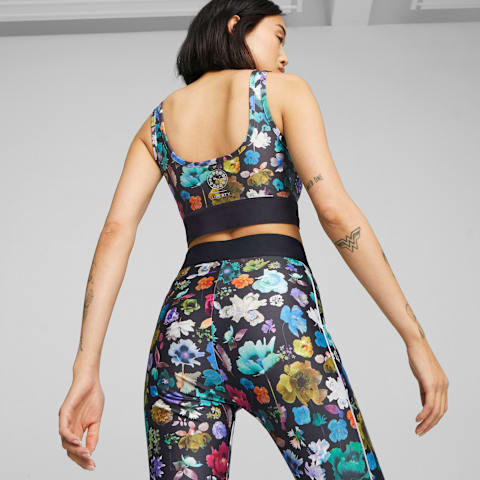 Puma gothic floral crop top deals