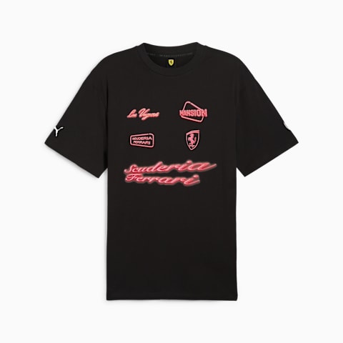 Camiseta hombre Scuderia Ferrari Race Neon Energy Archive en Talla XXL en Negro PUMA