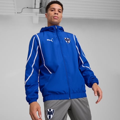 Puma blue track jacket shop