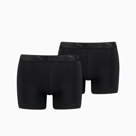 Set of 2 sport boxers in microfiber PUMA - green and black: Packs f