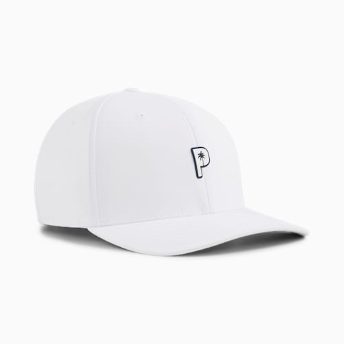 PUMA x PALM TREE CREW Tech Cap | White Glow-Deep Navy | PUMA Golf | PUMA