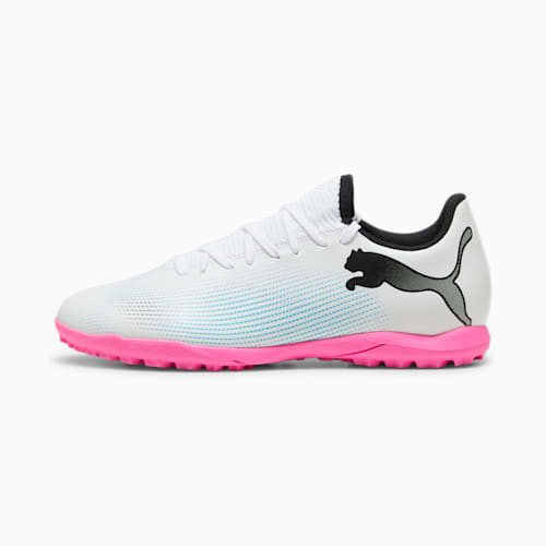 FUTURE 7 PLAY TT Football Boots PUMA White PUMA Black Poison Pink PUMA Shoes PUMA