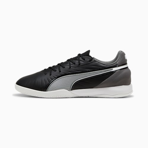 KING MATCH IT Unisex Football Boots PUMA Black PUMA White Cool Dark Gray PUMA Shoes PUMA