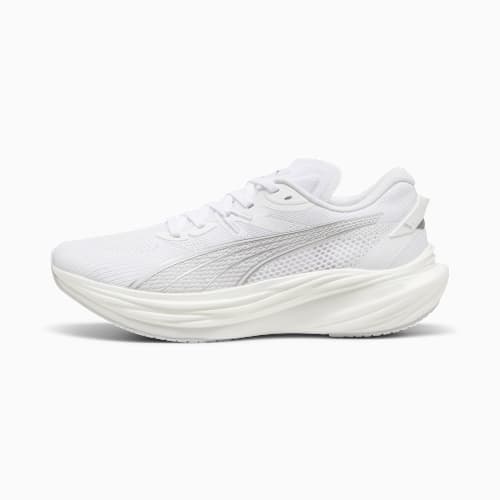 Deviate NITRO™ 3 Running Shoes Men, PUMA White-Feather Gray-PUMA Silver, medium-VNM