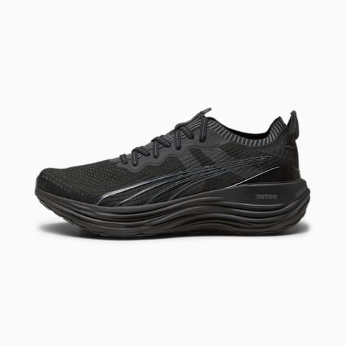 Puma running shoes black shop