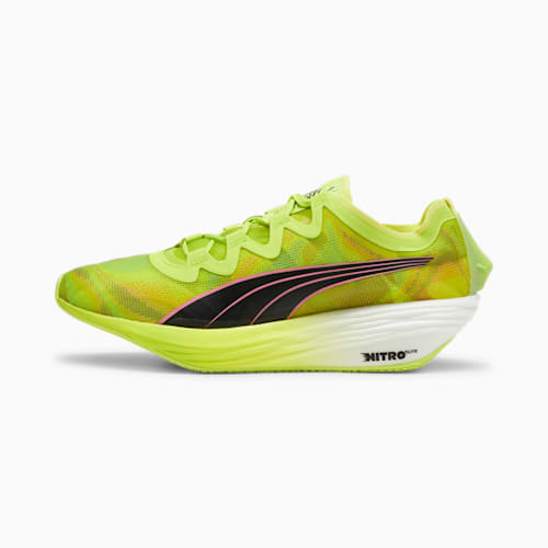 FAST FWD NITRO Elite Men s Running Shoes Lime Pow PUMA Black Poison Pink PUMA Shoes PUMA