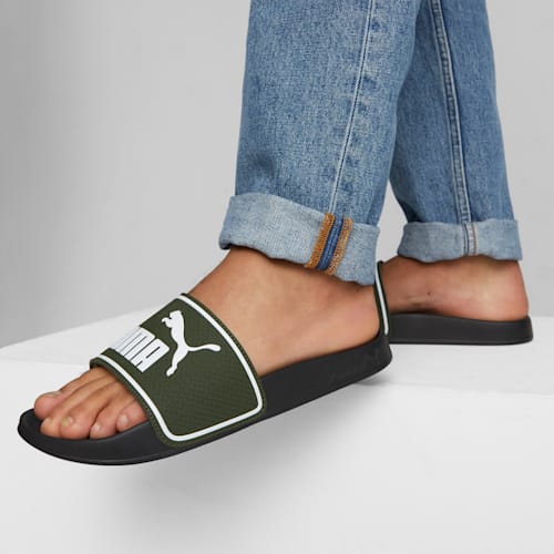 Puma slides mens jeans store