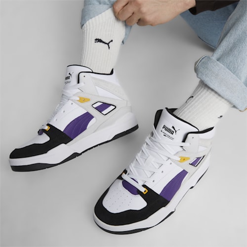 Purple puma high tops outlet