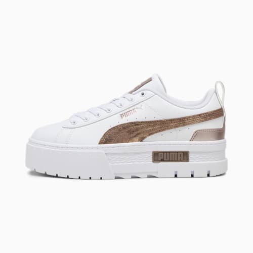 Discount on Puma  shoes - SKU: [New] Puma Mayze Glam Women's Sneakers (White)
