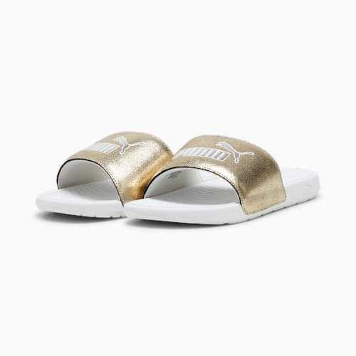Puma sandals gold deals