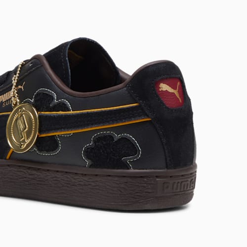 Puma suede leather shoes clearance