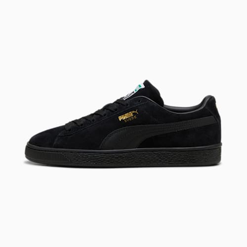 Puma shoes black suede clearance