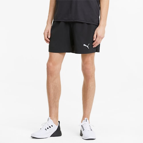 RUN FAVOURITE 7 Men s Woven Session Shorts Puma Black PUMA Shoes PUMA