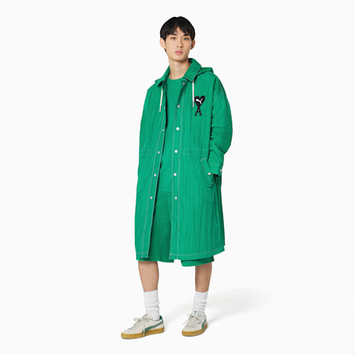 Puma green jacket sales