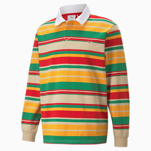 PUMA x A.C. MILAN Long Sleeve Polo Shirt Men | PUMA Shop All Puma | PUMA