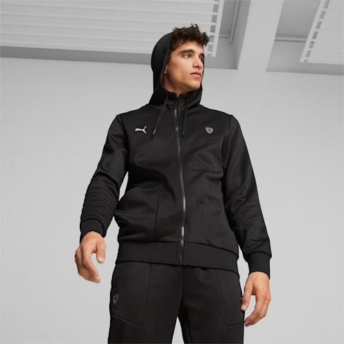 Puma sweat jacket mens top