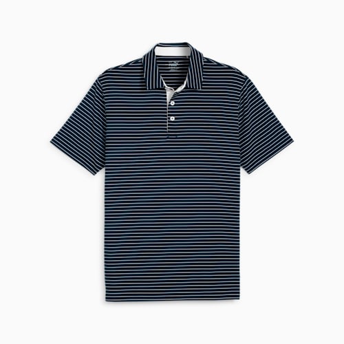 Mattr Gold Tucker Men s Golf Polo Navy Blazer White Glow PUMA Golf PUMA