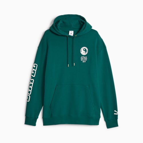 Puma green shoes hoodie sale