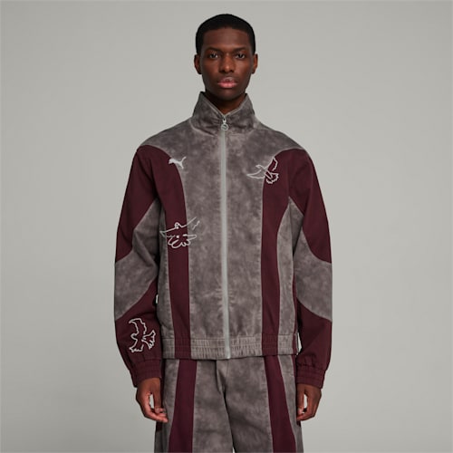 Puma maroon jacket outlet
