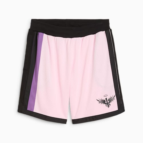 Puma shorts mens pink on sale