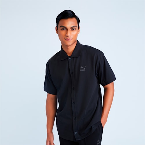 Classics HR Men s Polo Shirt PUMA Black PUMA Shop All Puma PUMA