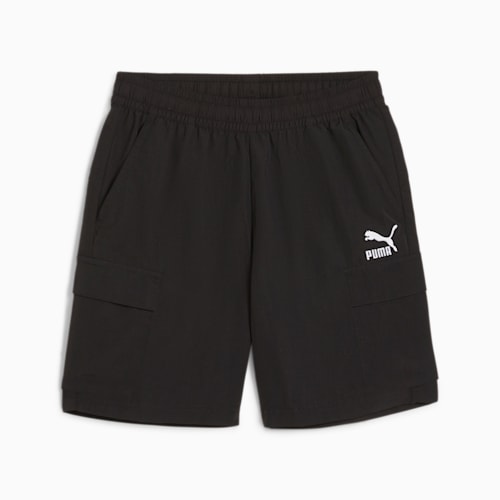 Puma shorts kids green hot sale