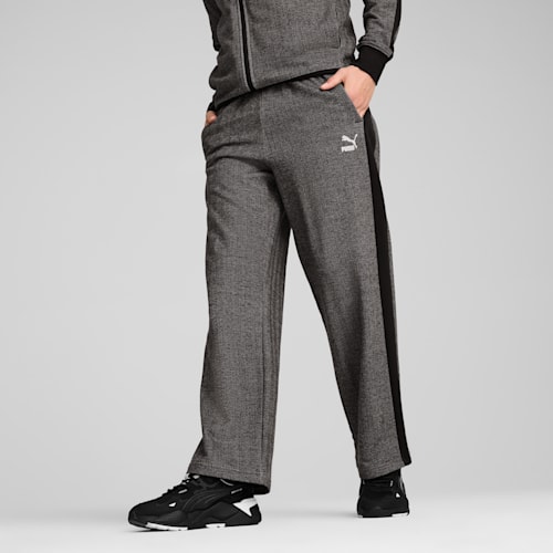 Puma t7 joggers in black cheap