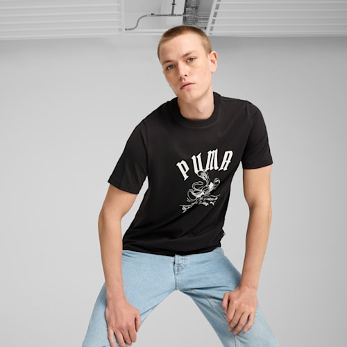 GRAPHICS Super PUMA Tee Men PUMA Black PUMA SHOP ALL PUMA PUMA