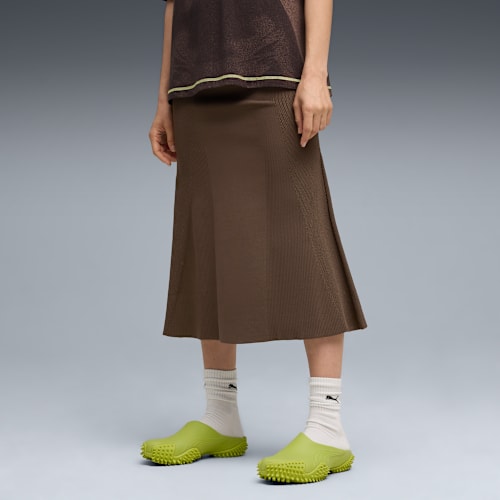 スカート PUMA YONA SUNPO Plissee Skirt PUMA YONA SUNPO Plissee Skirt | Military green Women's Midi