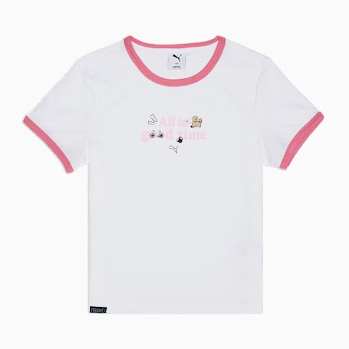 ALL IN GOOD TIME Tee Women | PUMA White | PUMA Shop All PUMA