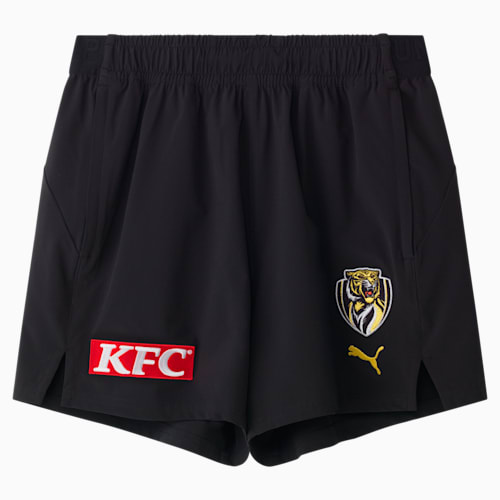 Richmond Football Club 2025 Men s Training Shorts Puma Black Vibrant Yellow RFC PUMA Gifts For Him PUMA