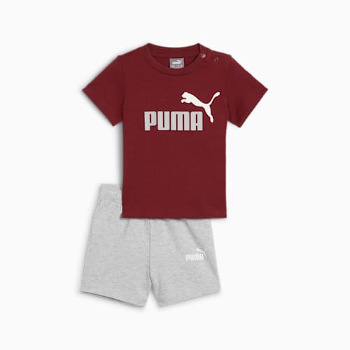 Minicats Tee and Shorts Set Infants 0 4 years Intense Red PUMA Shop All Puma PUMA