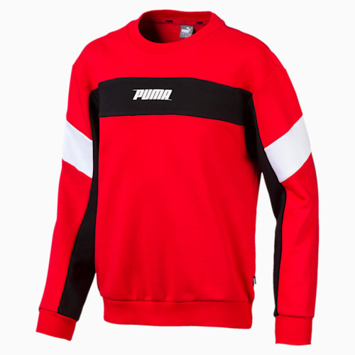 Rebel Crew Neck Boys Sweater PUMA Shop All Puma PUMA
