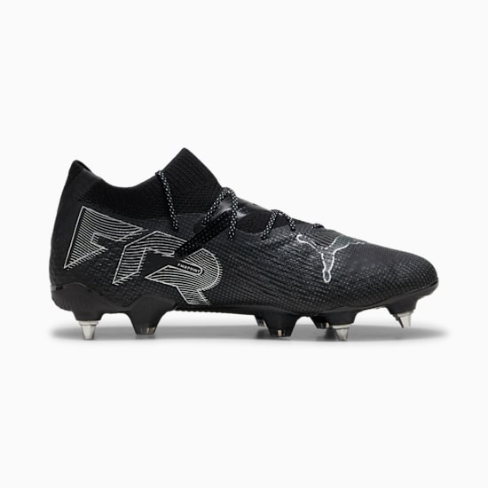 Black soft ground football boots clearance