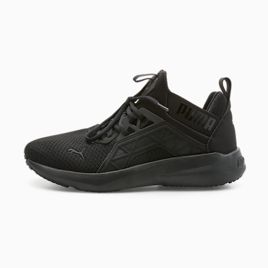 All black puma running shoes best sale