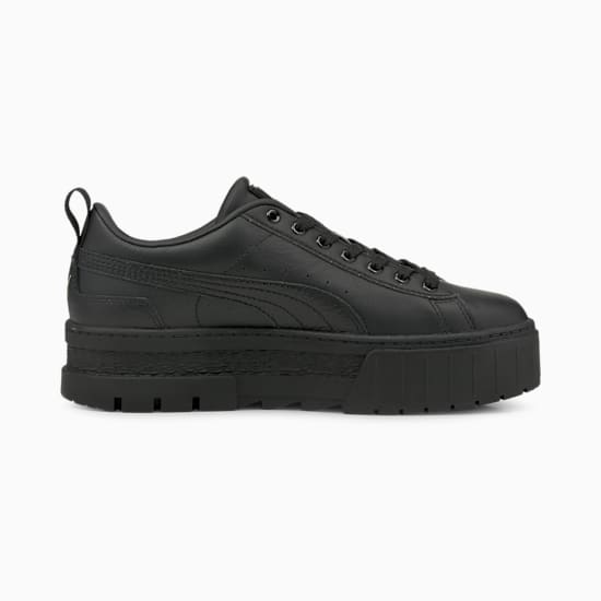 Puma plateforme noir et blanc best sale