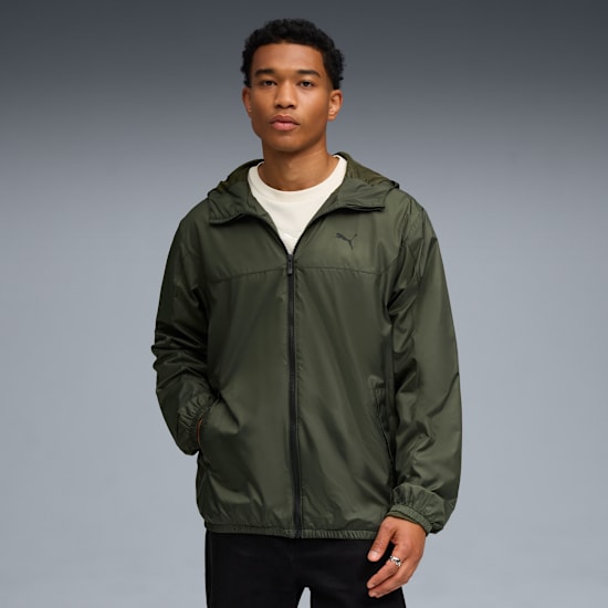 wear out sweat カーキ Essentials Regular Windbreaker Men | green | PUMA