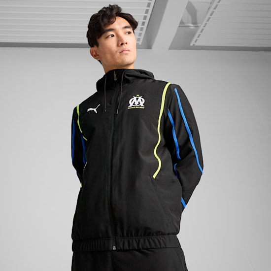 2022-23 Olympique Marseille Puma Iconic Mesh Track Jacket