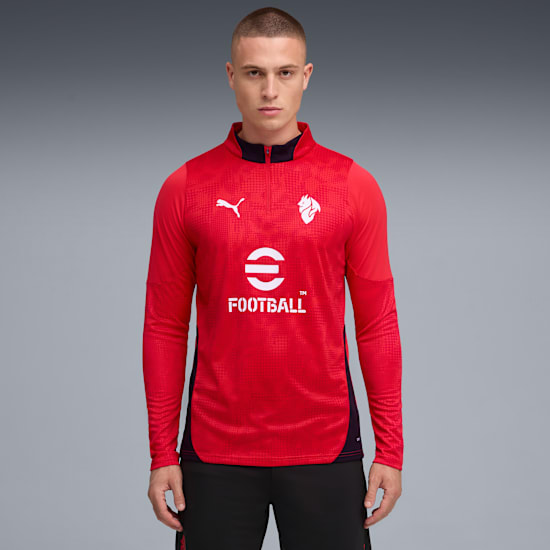AC Milan 25/26 Training Quarter-Zip Top Men | red | PUMA