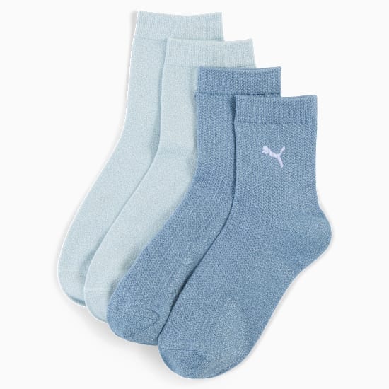 Blue PUMA socks for adults, featuring a subtle logo detail.