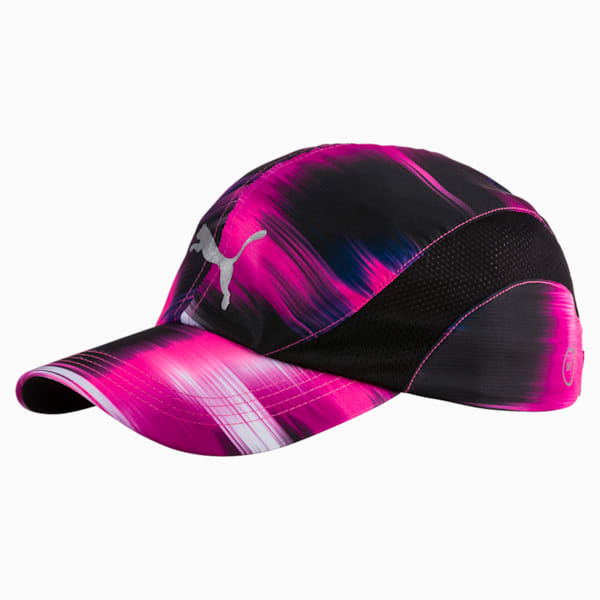 Running Pure Cap, Black-ULTRA MAGENTA-Graphic, extralarge-IND