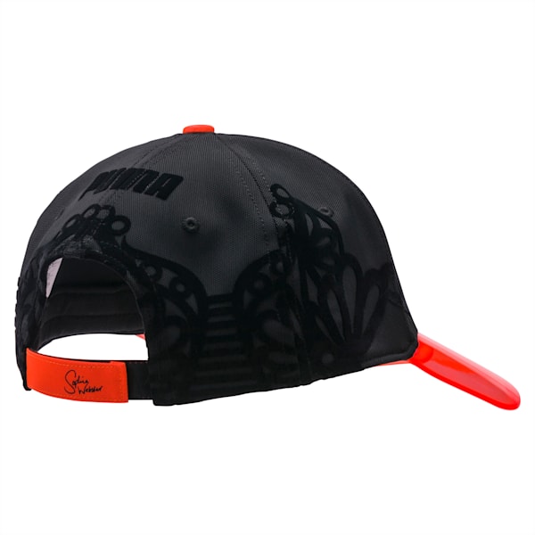 PUMA x Sophia Webster Pearl Hat, Puma Black-Fiery Coral, extralarge