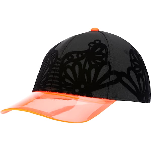 PUMA x Sophia Webster Pearl Hat, Puma Black-Fiery Coral, extralarge