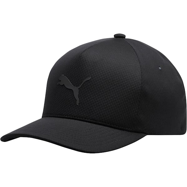 Golf Men's evoKNIT Delta Flexfit Cap, Puma Black, extralarge
