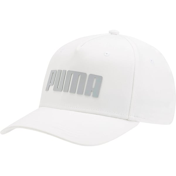 Go Time Flex Snapback Hat, Bright White, extralarge