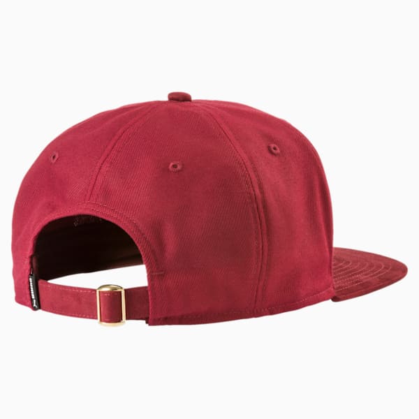 ARCHIVE Suede cap, Red Dahlia, extralarge